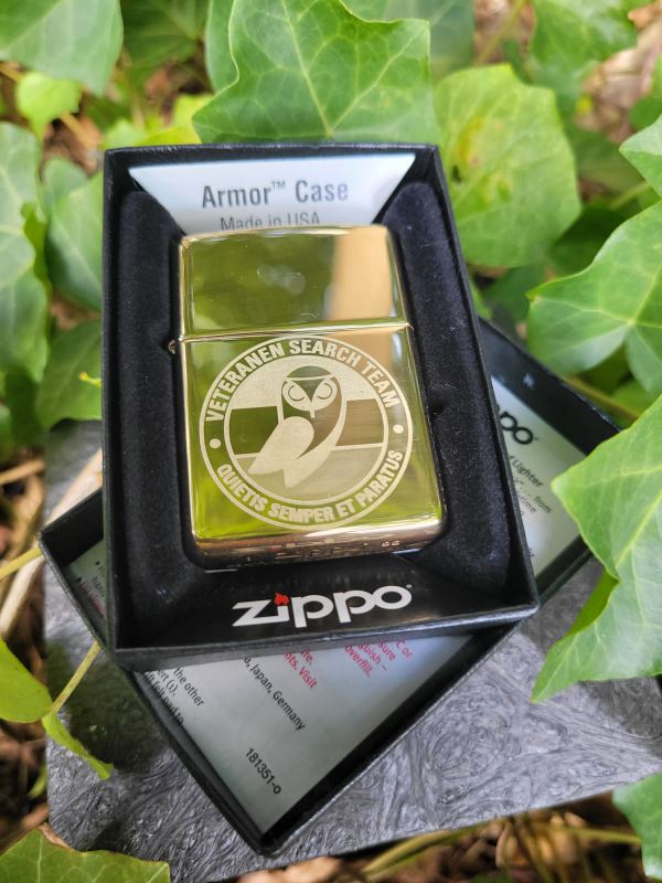 Stijlvol en stoer: Veteranen Search Team Zippo