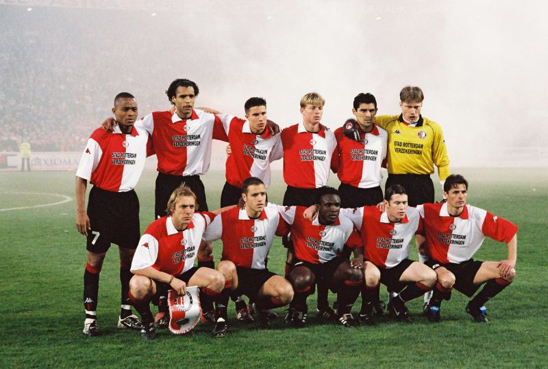 Gesigneerd keepershirt Edwin Zoetebier –UEFA halve finale Feyenoord vs. Inter Milan 2002