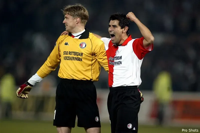 Gesigneerd keepershirt Edwin Zoetebier –UEFA halve finale Feyenoord vs. Inter Milan 2002