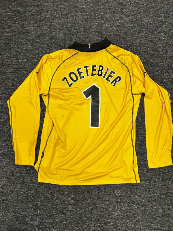 Gesigneerd keepershirt Edwin Zoetebier –UEFA halve finale Feyenoord vs. Inter Milan 2002