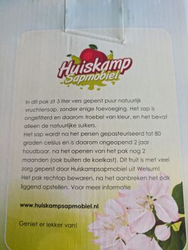 Puur genieten: 6 liter ambachtelijke appel- en perensap!