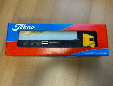 Tekno DAF Euro 6 XF Space Cab met Flexitrailer en 45ft Container – de Rijke