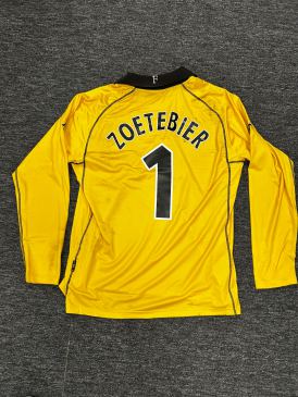 Gesigneerd keepershirt Edwin Zoetebier –UEFA halve finale Feyenoord vs. Inter Milan 2002